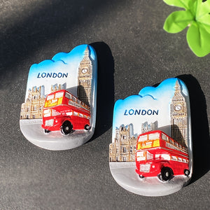 New British Travel Souvenir HandPainted 3D Relief Big Ben Creative Fridge Magnet