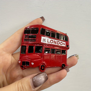 1pc Metal 3D Fridge Magnets Dubai Hong Kong Paris London Vienna Singapore Refrigerator Magnets with Bottle Opener Function The Perfect Travel Gift The Perfect Room Deco