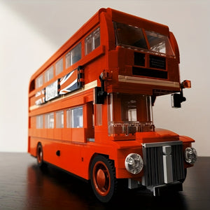 1687pcs London DoubleDecker Bus Building Block Model Toy for Sightseeing And City Stroll Collectibles And Ornaments