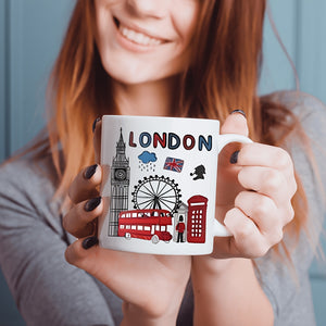 London Skyline Mug Tea Coffee  City Dreams