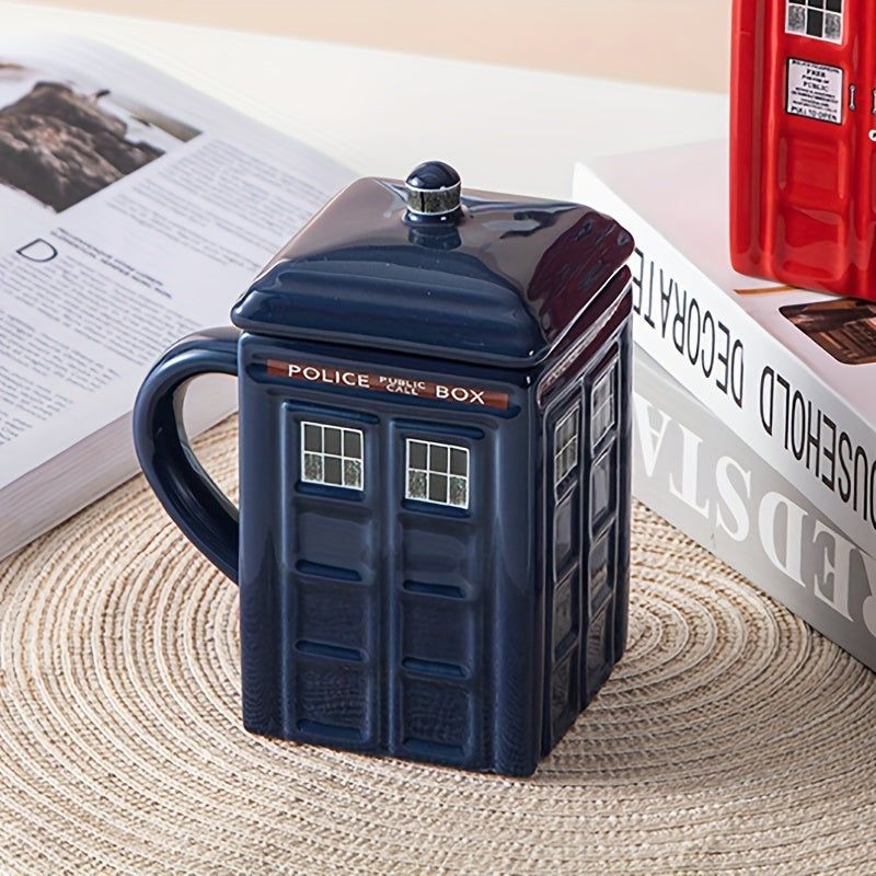 TARDIS Mug Insulated Reusable Novelty Gift for All